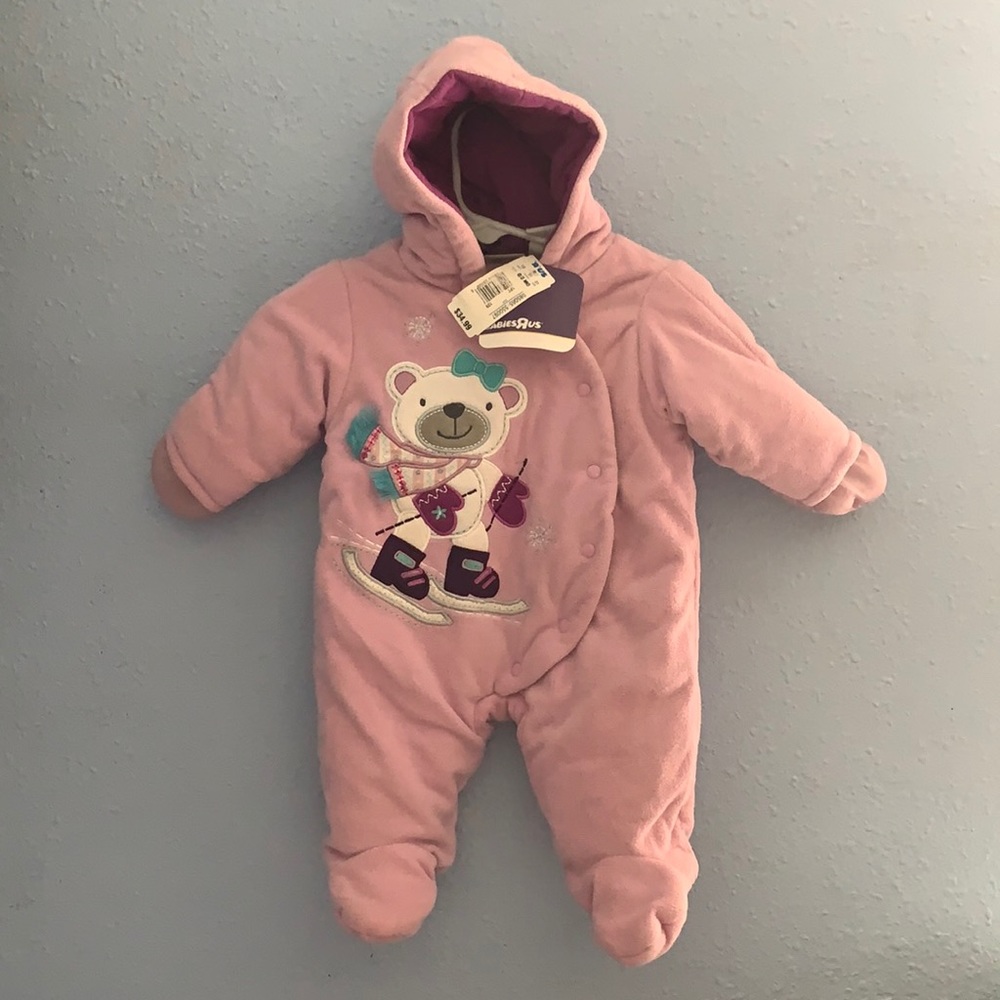 0-3 month baby snow suit